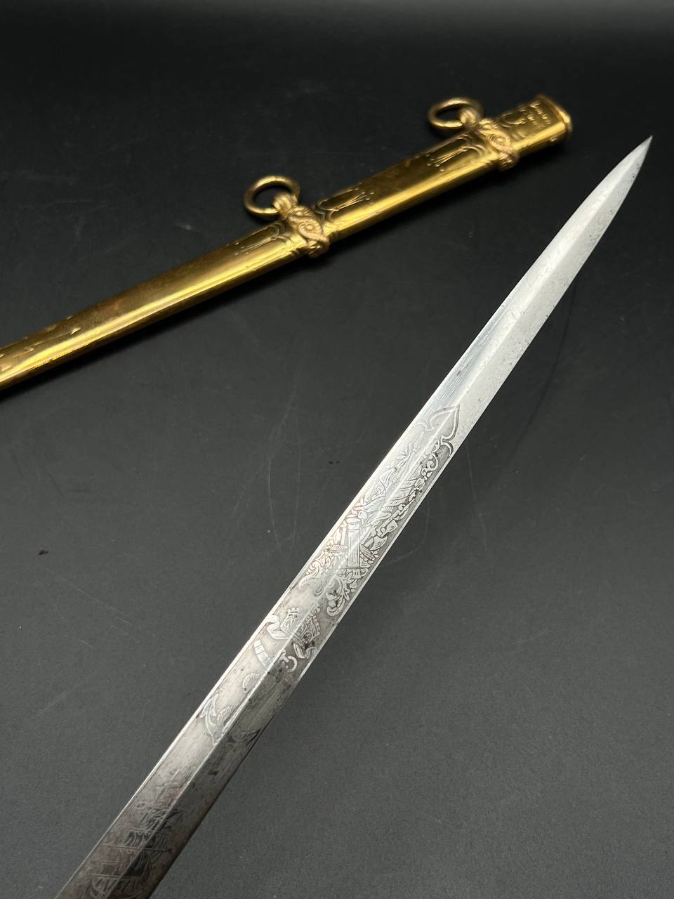Морской кадетский кортик Кайзеровской Германии обр. 1890 г., WKC. От Алексея С.