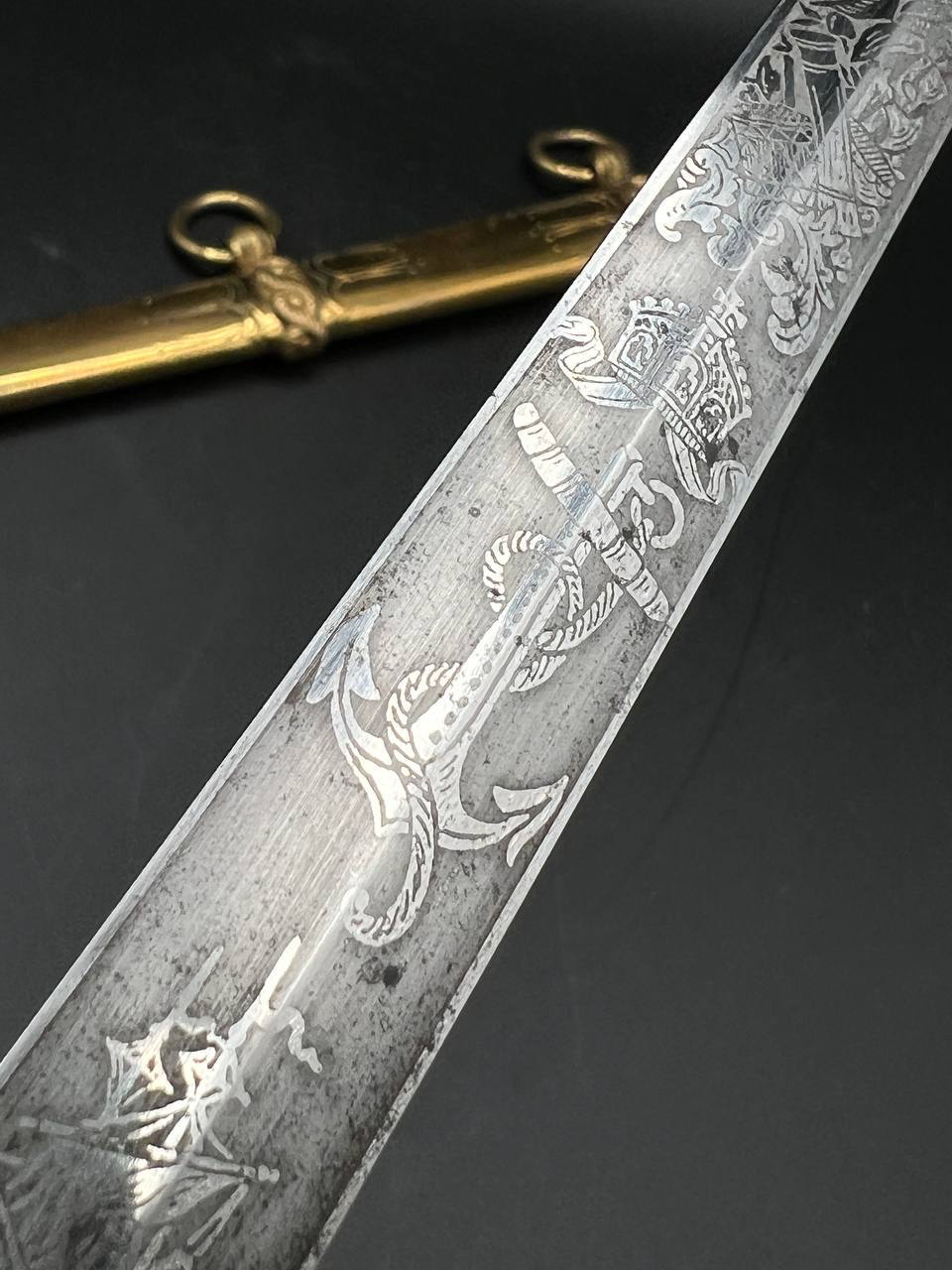 Морской кадетский кортик Кайзеровской Германии обр. 1890 г., WKC. От Алексея С.