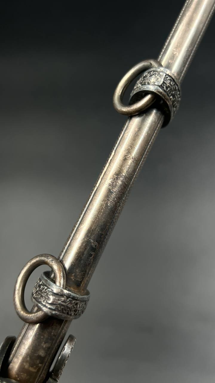 Пехотный (армейский) кортик обр. 1935 г. Alcoso Solingen. Вариант с высоким рельефом крыльев. От Алексея С.