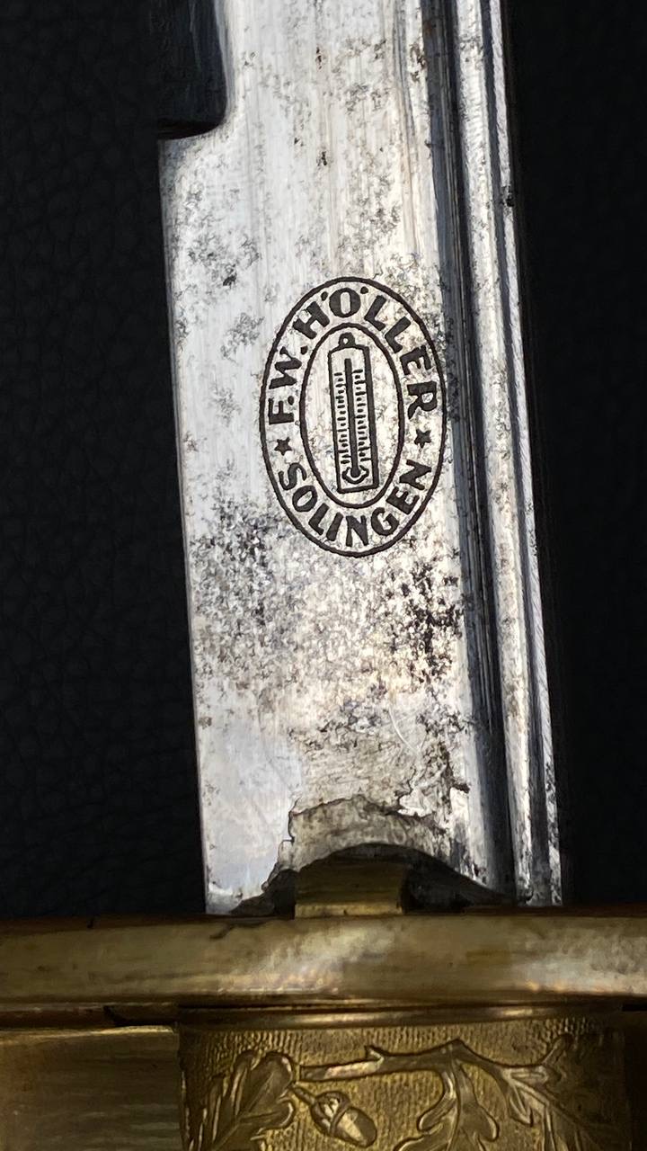 Морская немецкая сабля “Kriegsmarine”, F.W. Holler от Алексея С.