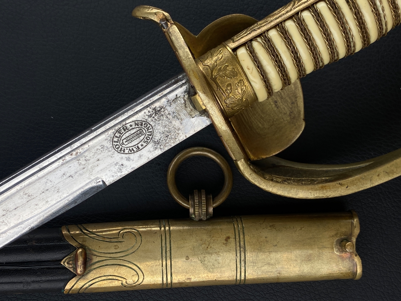 Морская немецкая сабля “Kriegsmarine”, F.W. Holler от Алексея С.