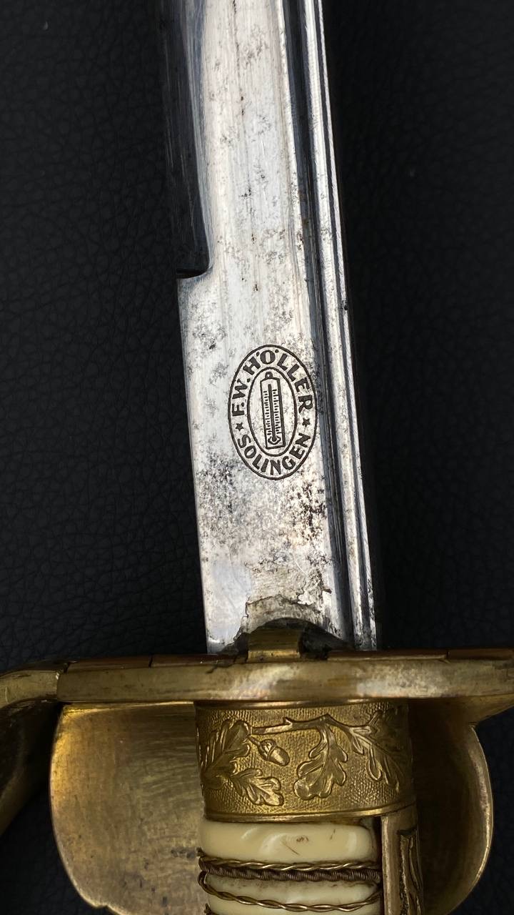 Морская немецкая сабля “Kriegsmarine”, F.W. Holler от Алексея С.