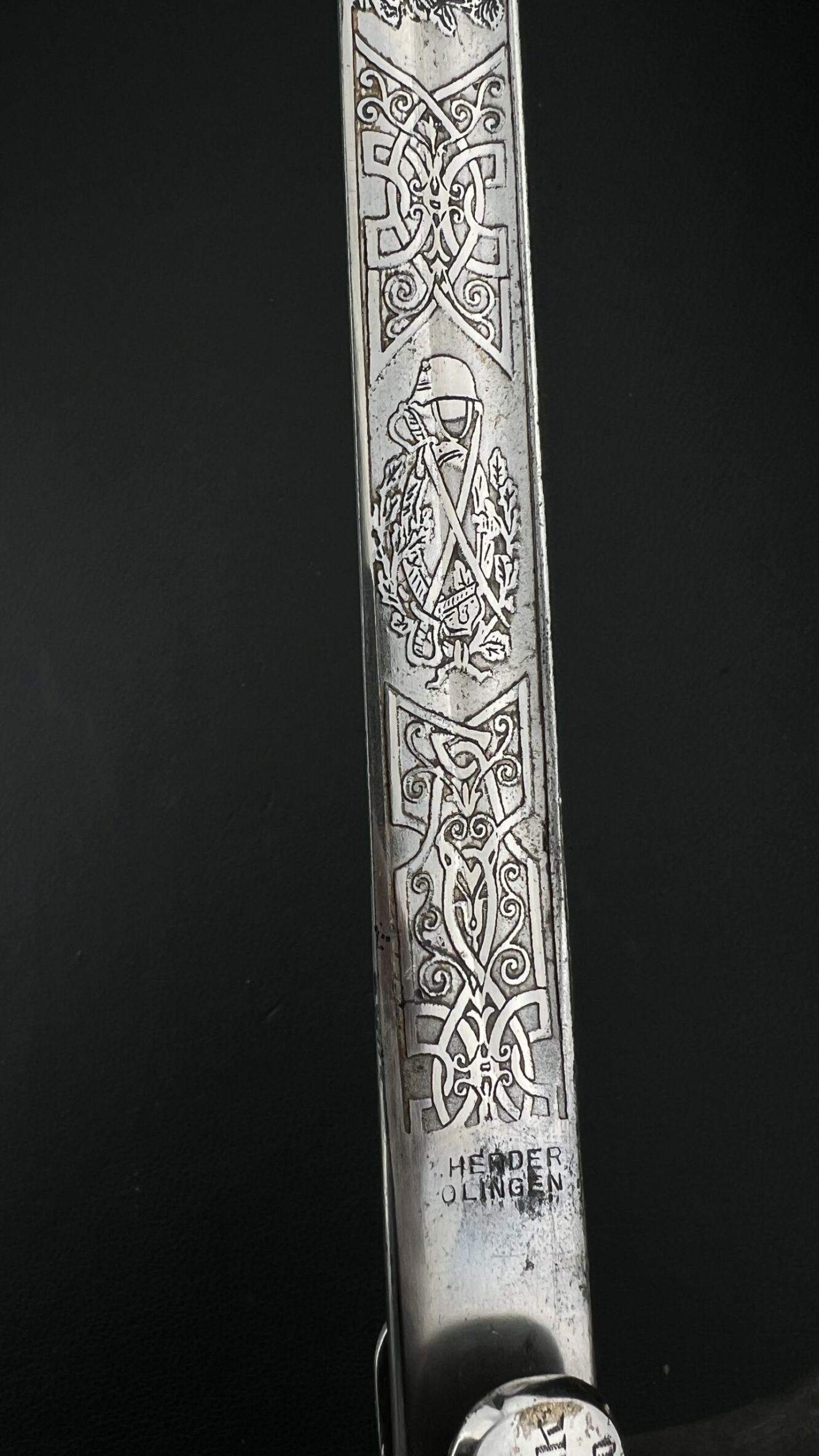 Сабля кавалерийская с травлением. Herder Solingen. От Алексея С.