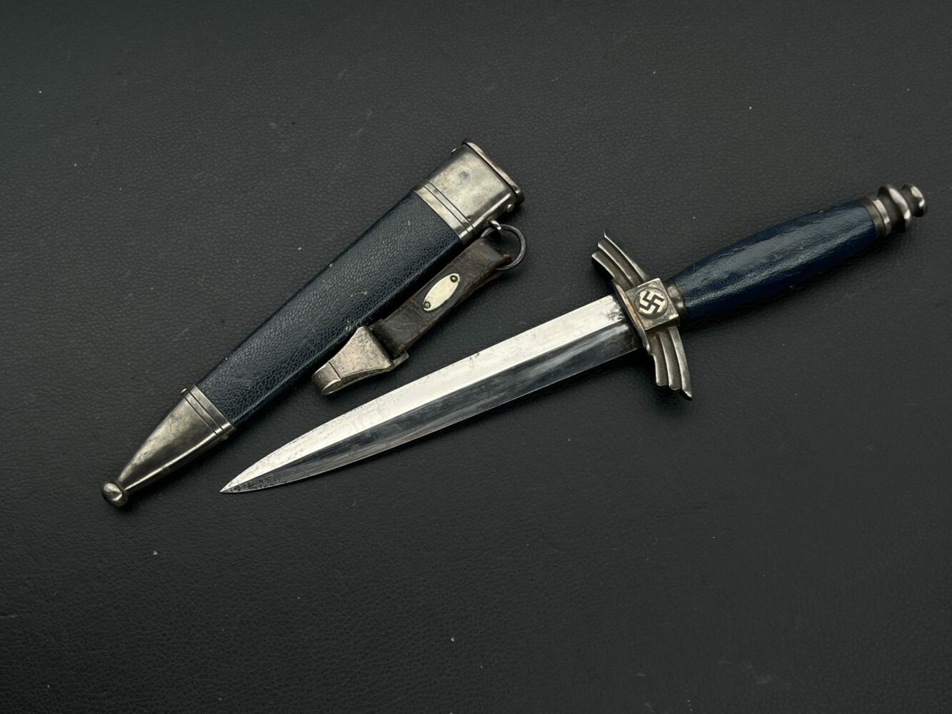 Кинжал DLV/NSFK обр. 1937 года (в мельхиоре). [Carl Eickhorn]. От Алексея С.