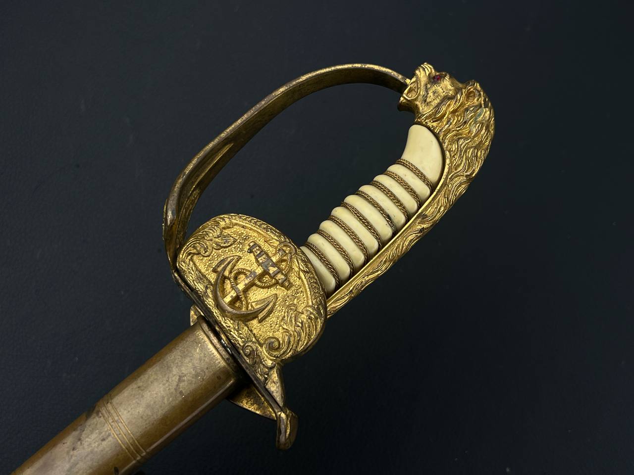 Офицерская сабля Кригсмарине. [E.&F. Hörster] Служебные клейма. N1271 От Алексея С.