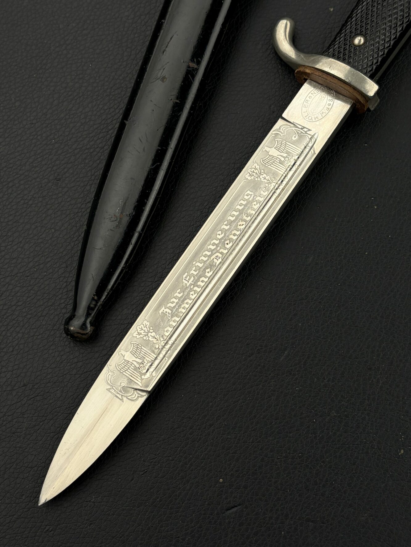 Парадный штык с травлением. [FW. Höller]. От Алексея С.