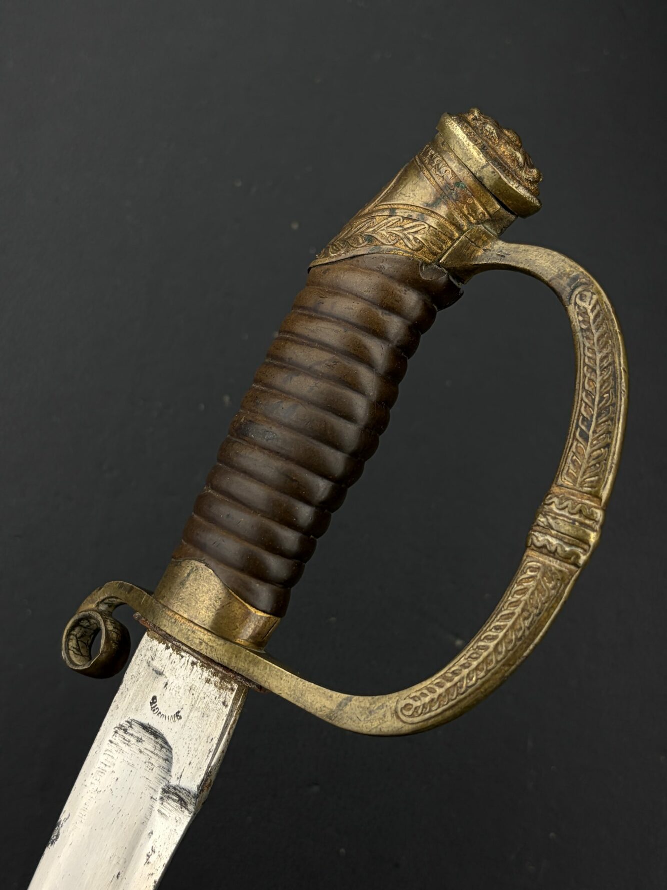 Шашка драгунская офицерская обр. 1881/1909 гг. Российская империя [Златоустъ] Вензель Николая II От Алексея С.