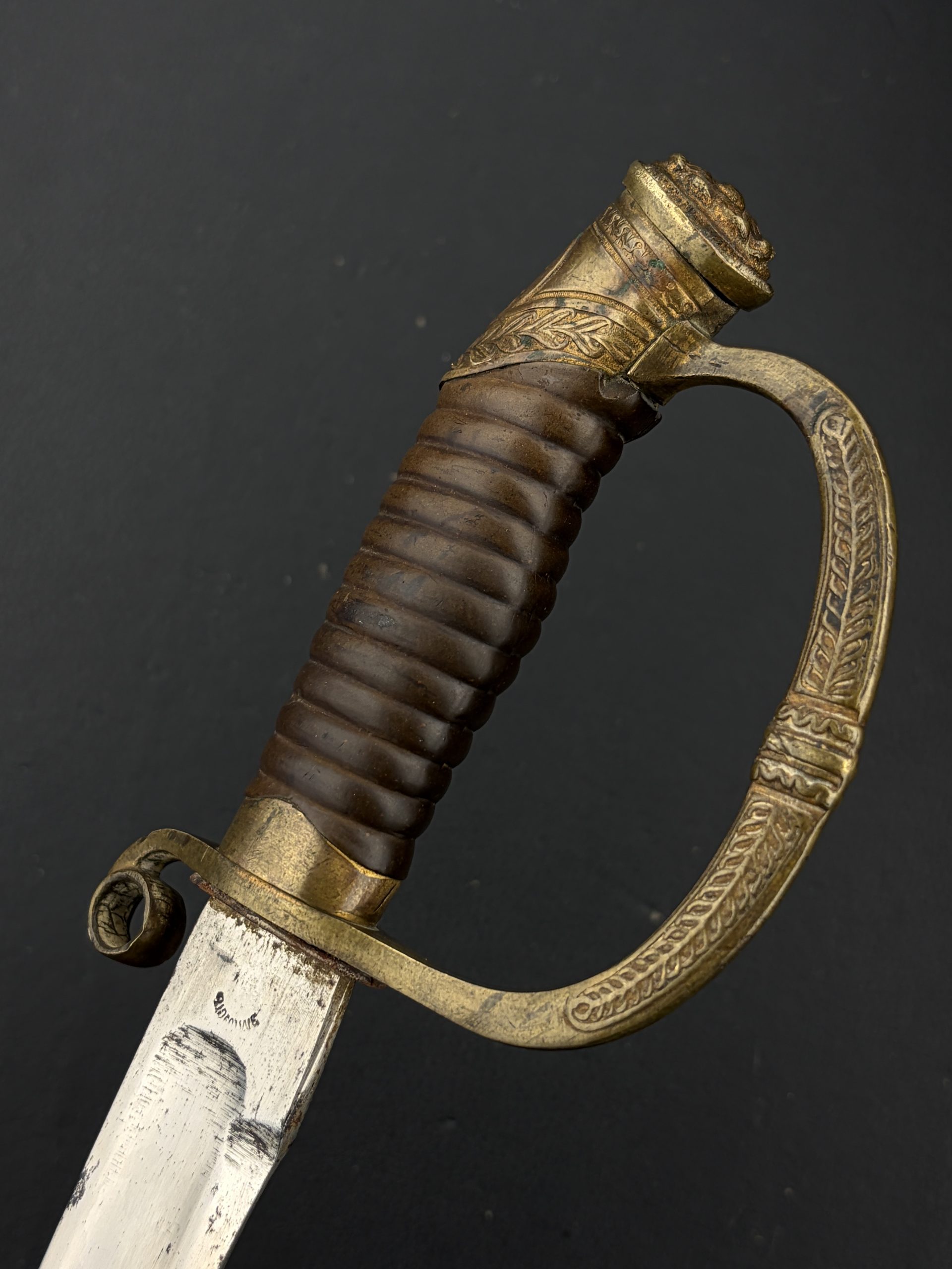Шашка драгунская офицерская обр. 1881/1909 гг. Российская империя [Златоустъ] Вензель Николая II От Алексея С.