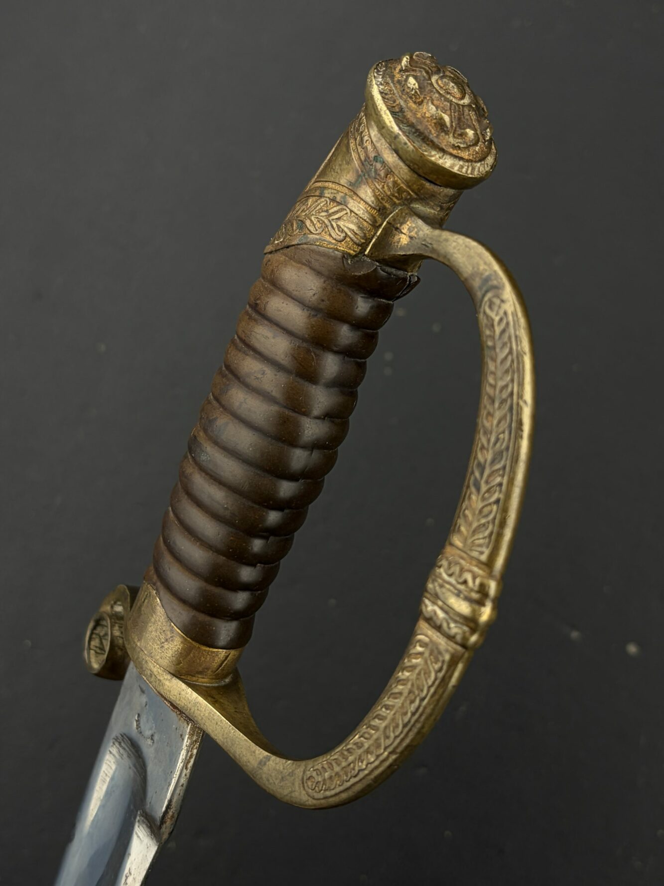 Шашка драгунская офицерская обр. 1881/1909 гг. Российская империя [Златоустъ] Вензель Николая II От Алексея С.