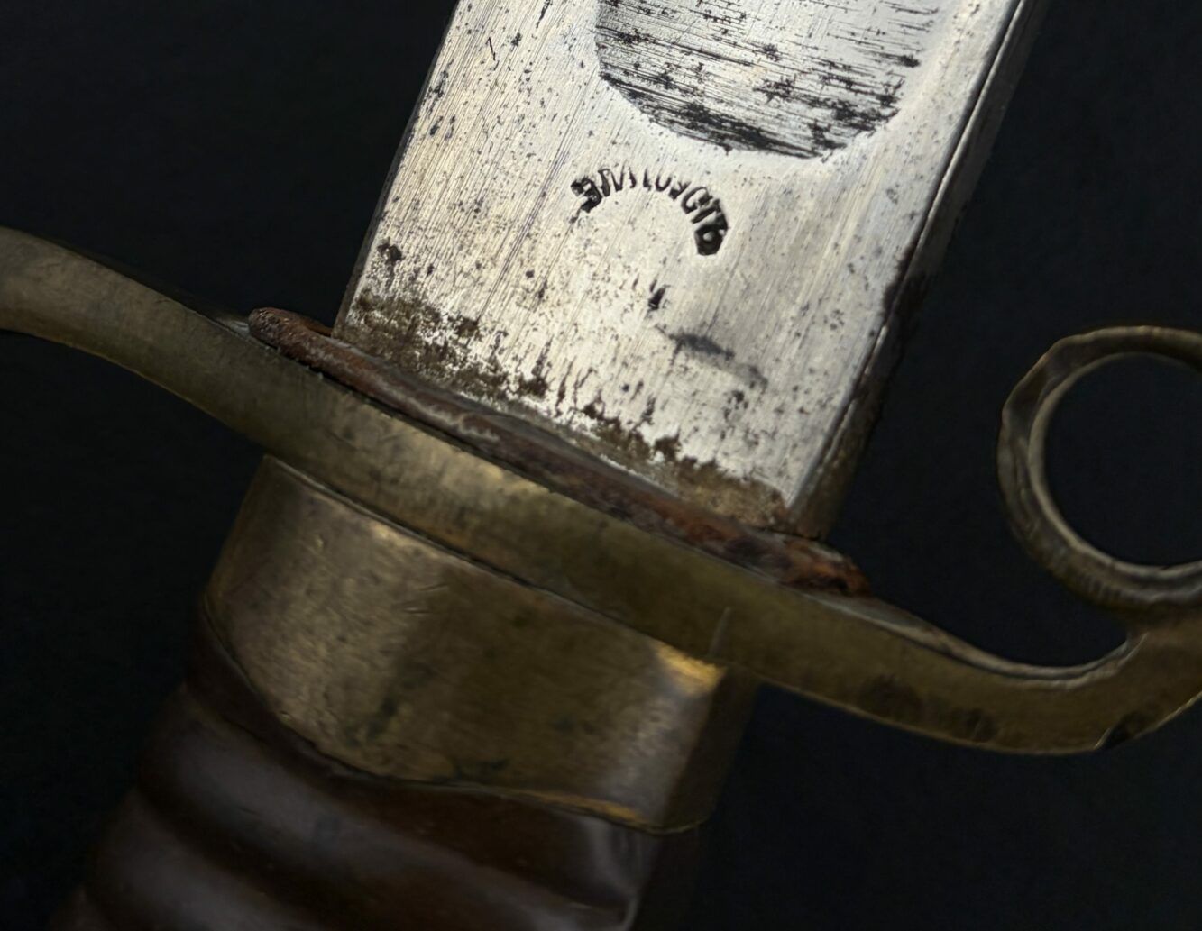 Шашка драгунская офицерская обр. 1881/1909 гг. Российская империя [Златоустъ] Вензель Николая II От Алексея С.