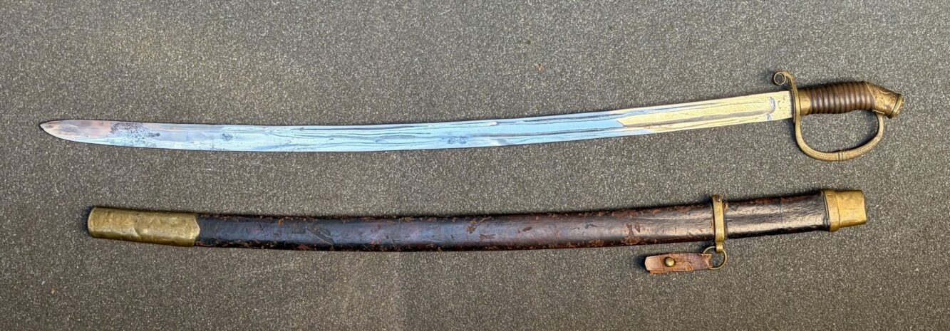 Шашка драгунская офицерская обр. 1881/1909 гг. Российская империя [Златоустъ] Вензель Николая II От Алексея С.